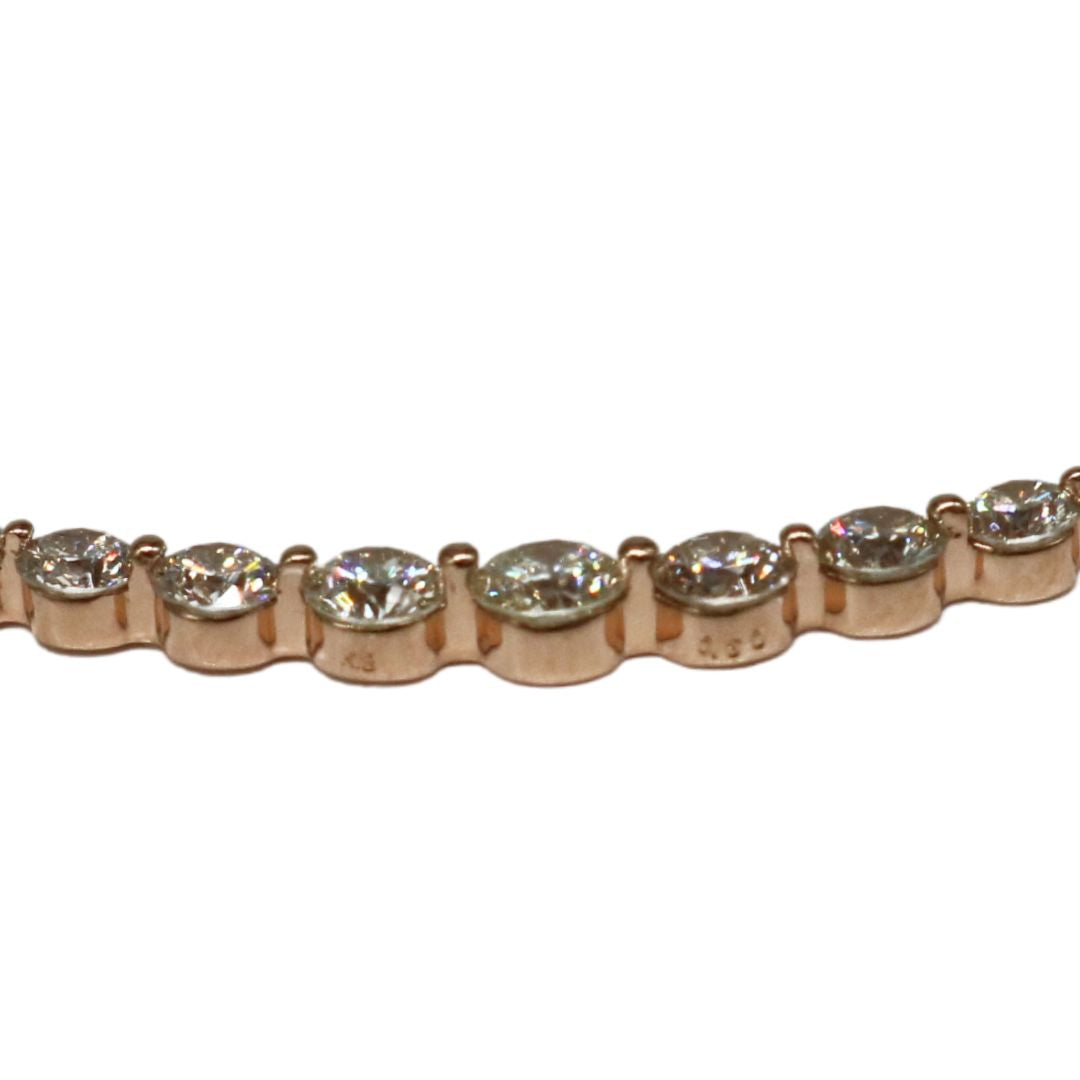 ORIGINAL JEWELRY<br>【オリジナルジュエリー】<br>K18PG/D0.50ct<br>ダイヤモンド アーチネックレス<br>【NEW】