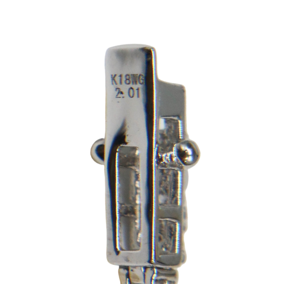 K18WG/D2.01ct<br>ダイヤモンド テニスブレスレット<br>【NEW】