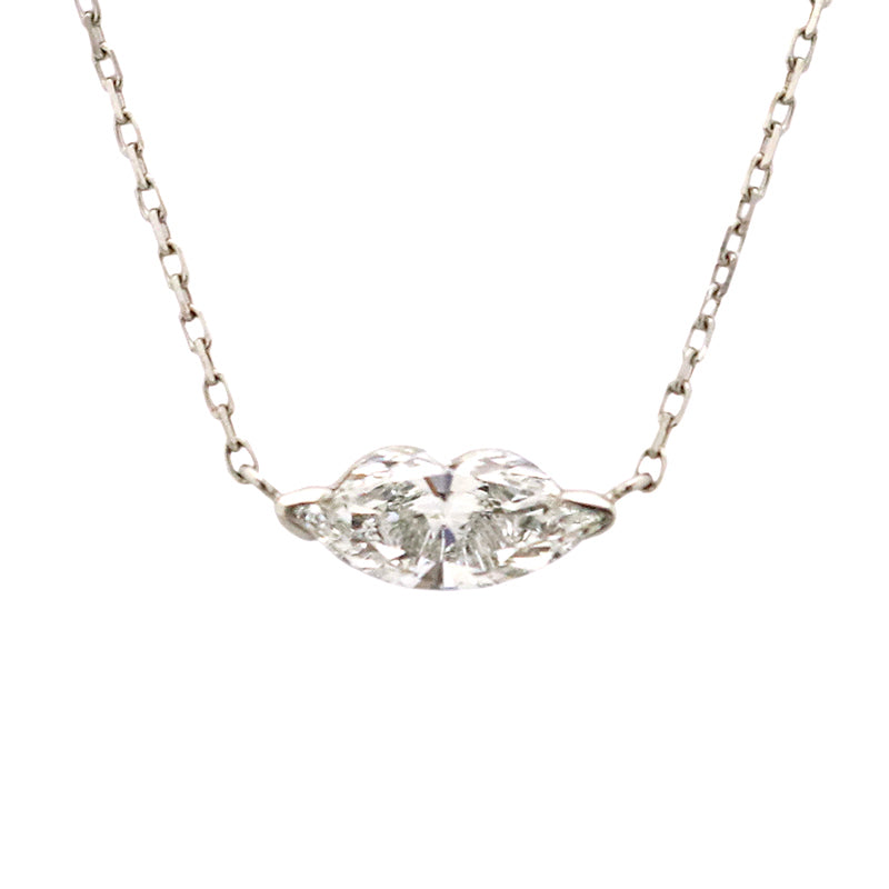 ORIGINAL JEWELRY<br>【オリジナルジュエリー】<br>PT/D0.553ct<BR>リップカット<BR>ダイヤモンドネックレス<BR>【NEW】