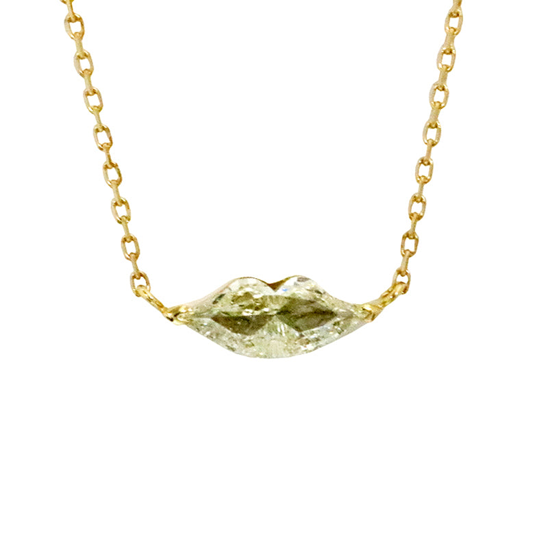 ORIGINAL JEWELRY<br>【オリジナルジュエリー】<br>K18YG/D0.532ct<BR>リップカット<BR>ダイヤモンドネックレス<BR>【NEW】