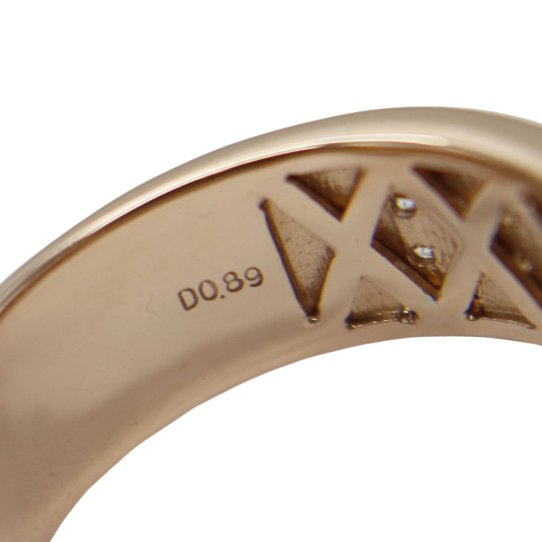 K18PG D0.89ct<br>ダイヤモンド リング<br>【NEW】