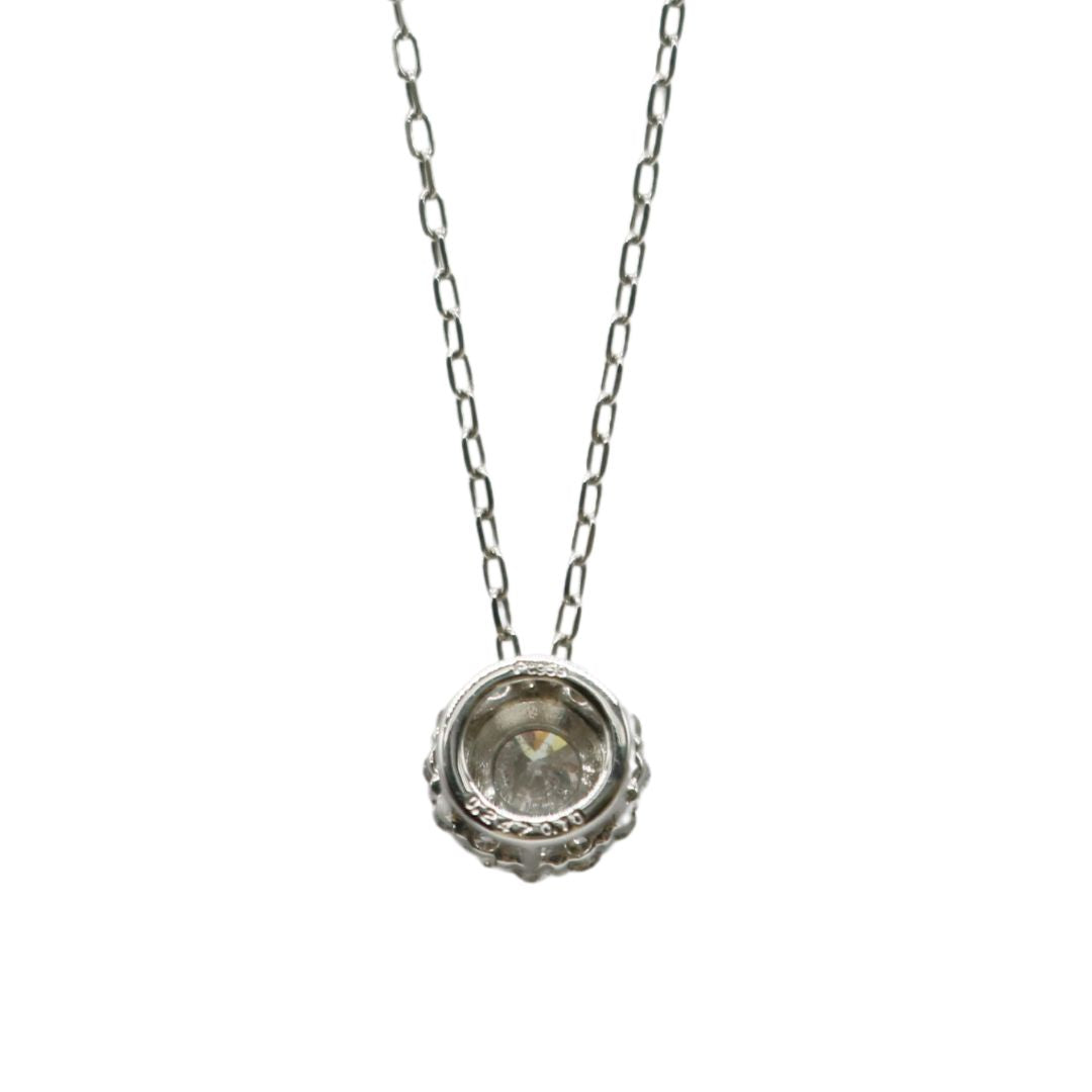 ORIGINAL JEWELRY<br>【オリジナルジュエリー】<br>PT950/D0.247ct D0.10ct<br>ラウンドダイヤモンド　ネックレス<br>【NEW】
