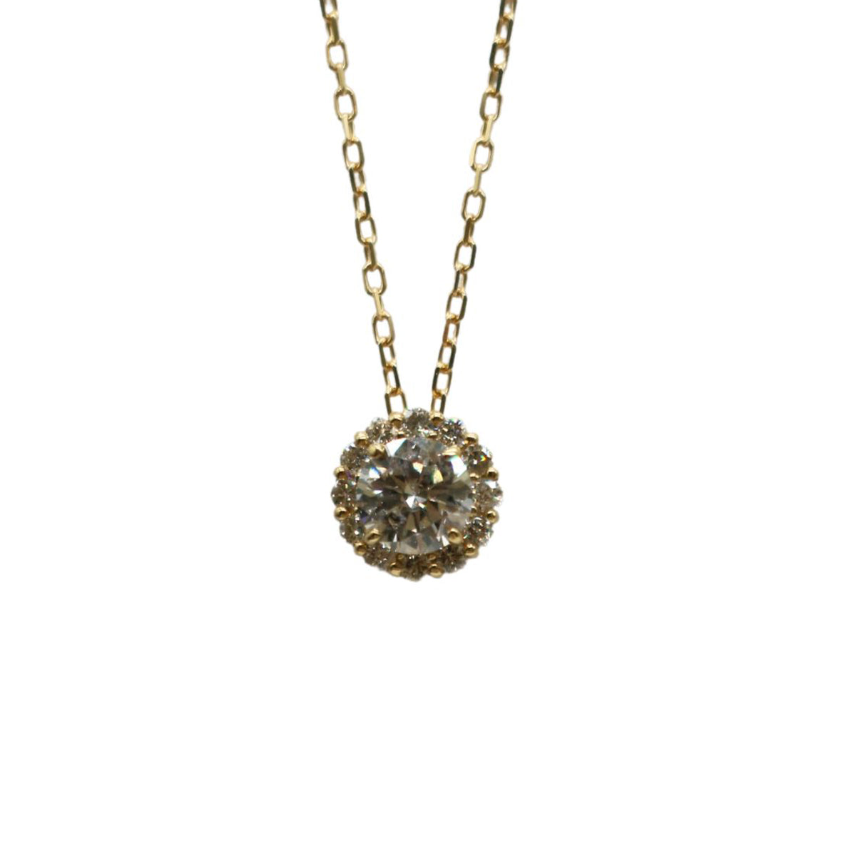 ORIGINAL JEWELRY<br>【オリジナルジュエリー】<br>K18YG/D0.398ct D0.12ct<br>ダイヤモンド　ネックレス<br>【NEW】