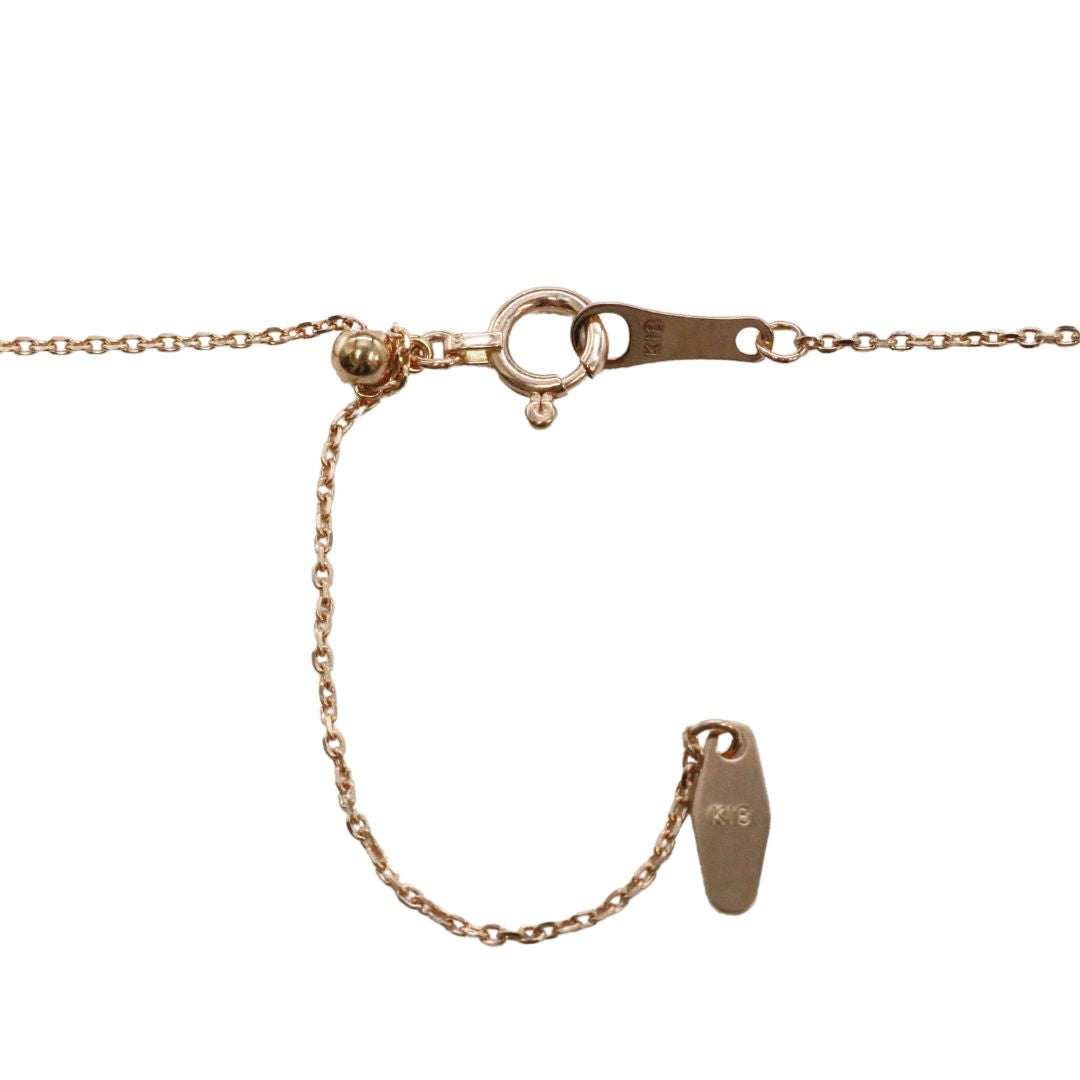 ORIGINAL JEWELRY<br>【オリジナルジュエリー】<br>K18PG/D0.54ct<br>V字ダイヤモンド ペンダント Mサイズ<br>【NEW】