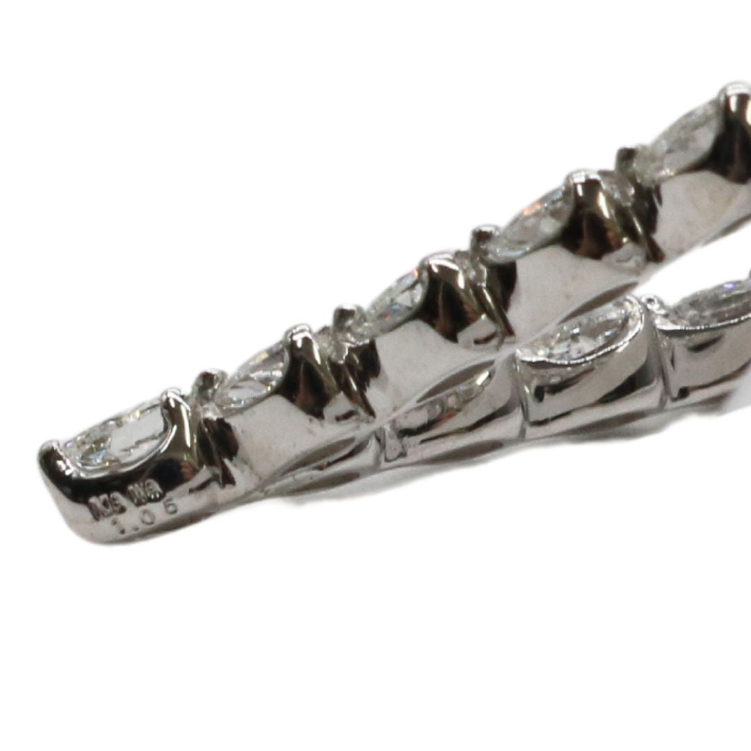 ORIGINAL JEWELRY<br>【オリジナルジュエリー】<br>K18WG/D1.05ct<br>V字ダイヤモンド ペンダント Lサイズ<br>【NEW】