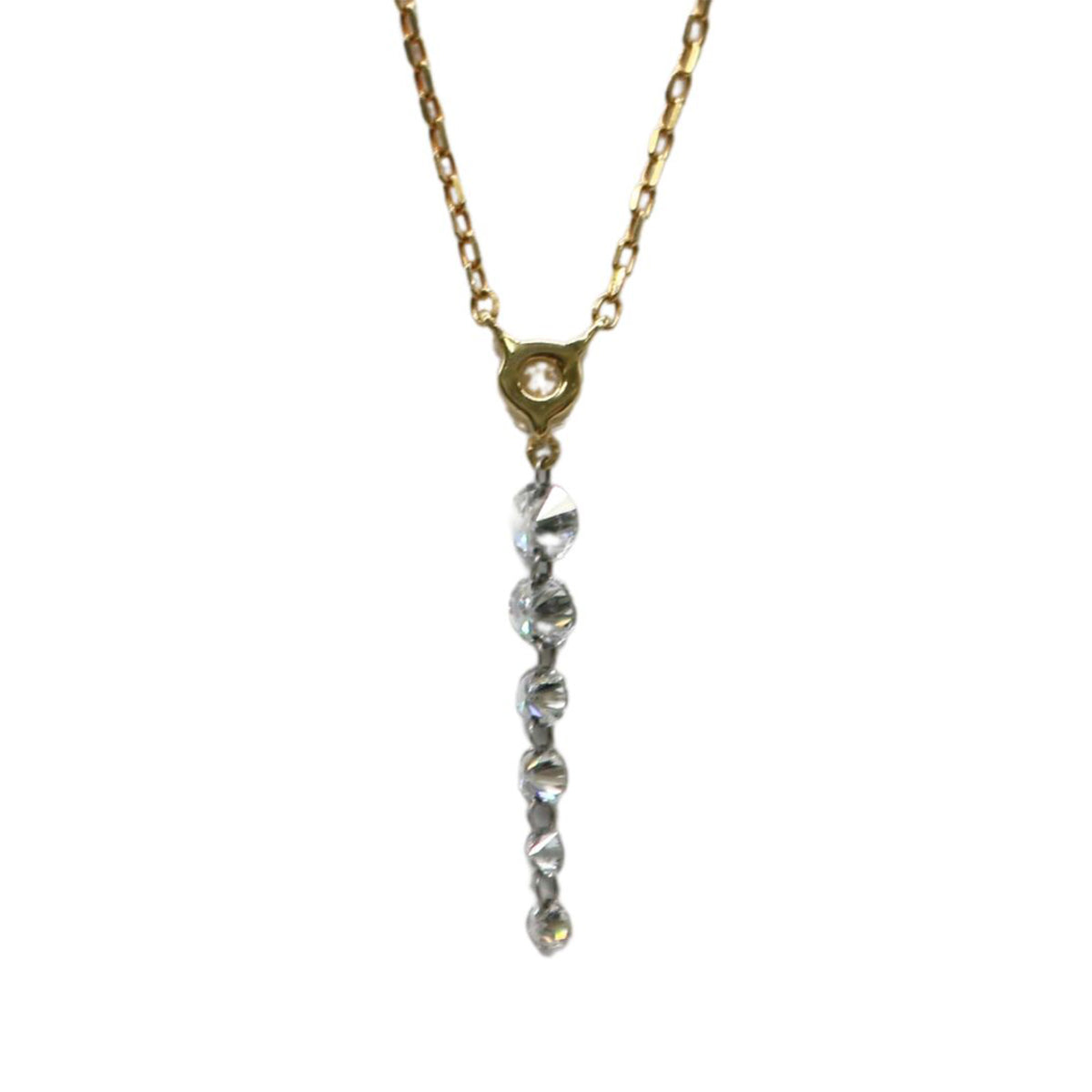 ORIGINAL JEWELRY<br>【オリジナルジュエリー】<br>K18YG/D0.46ct<br>スウィングダイヤモンド ネックレス<br>【NEW】