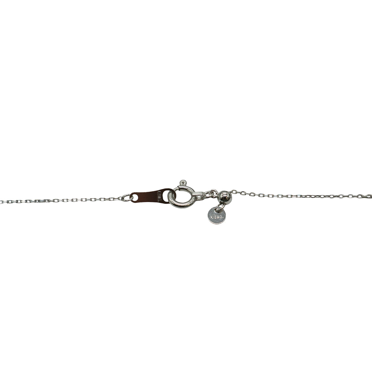 ORIGINAL JEWELRY<br>【オリジナルジュエリー】<br>K18WG/D0.21ct<br>エメラルドカット <br>ダイヤモンド ネックレス【NEW】