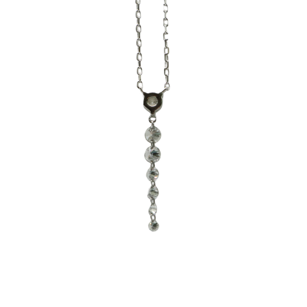 ORIGINAL JEWELRY<br>【オリジナルジュエリー】<br>K18WG/D0.47ct<br>スウィングダイヤモンド ネックレス<br>【NEW】