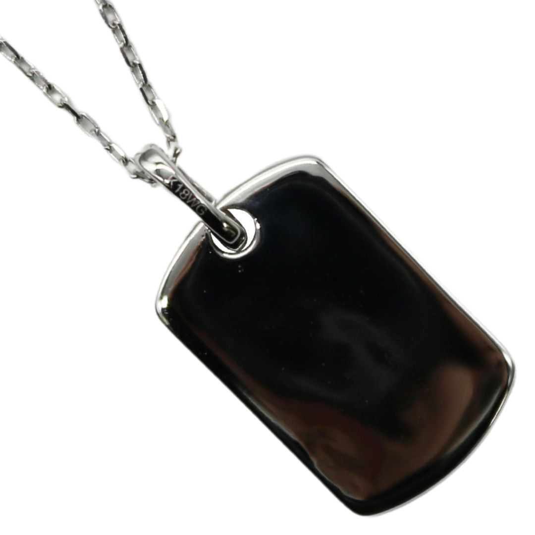 ORIGINAL JEWELRY<br>【オリジナルジュエリー】<br>K18WG/D0.850ct<br>プレートダイヤモンド<br> ペンダント Lサイズ<br>【NEW】