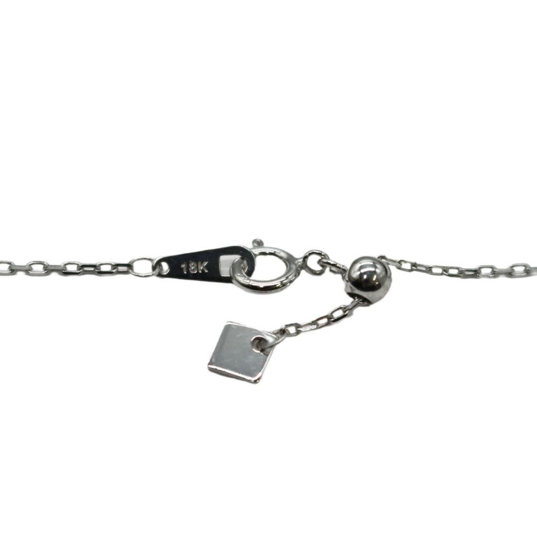 ORIGINAL JEWELRY<br>【オリジナルジュエリー】<br>K18WG/D0.850ct<br>プレートダイヤモンド<br> ペンダント Lサイズ<br>【NEW】