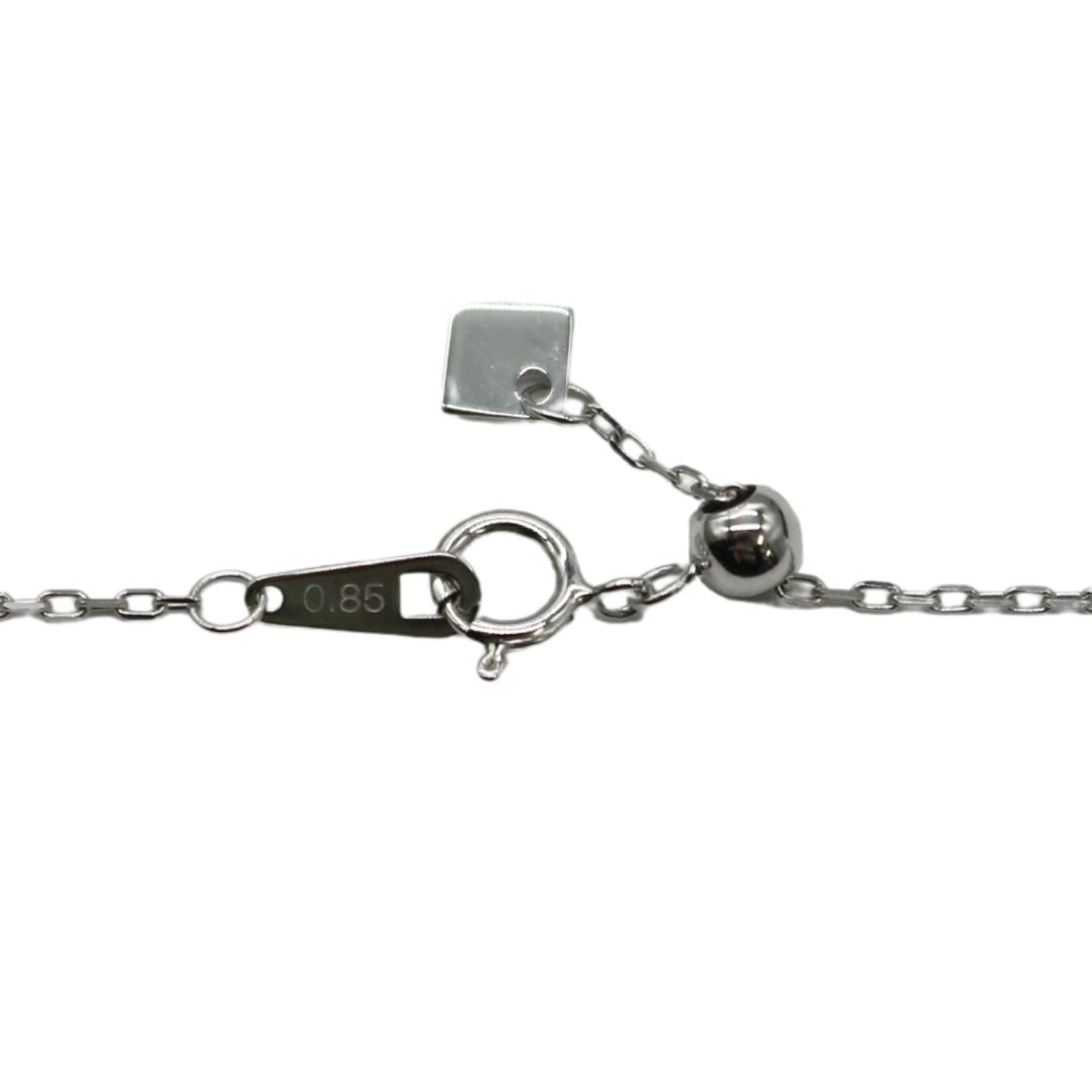 ORIGINAL JEWELRY<br>【オリジナルジュエリー】<br>K18WG/D0.850ct<br>プレートダイヤモンド<br> ペンダント Lサイズ<br>【NEW】