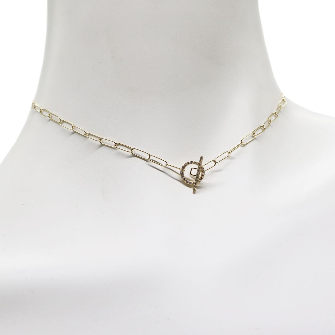 ORIGINAL JEWELRY <br>【オリジナルジュエリー】<br>K18YG D0.2ct<br>ダイヤモンド マンテルネックレス<br>【NEW】