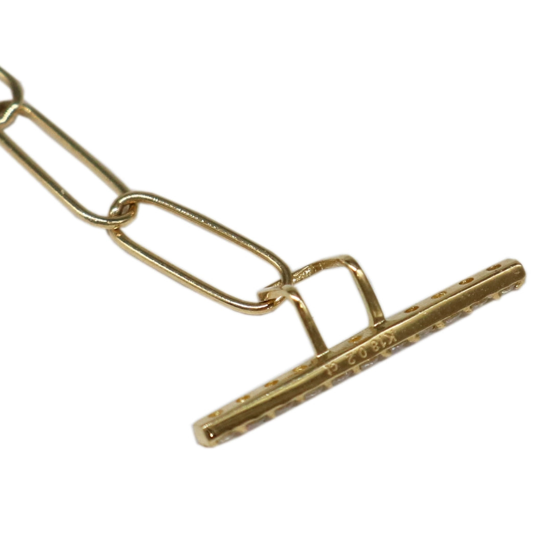 ORIGINAL JEWELRY <br>【オリジナルジュエリー】<br>K18YG D0.2ct<br>ダイヤモンド マンテルネックレス<br>【NEW】