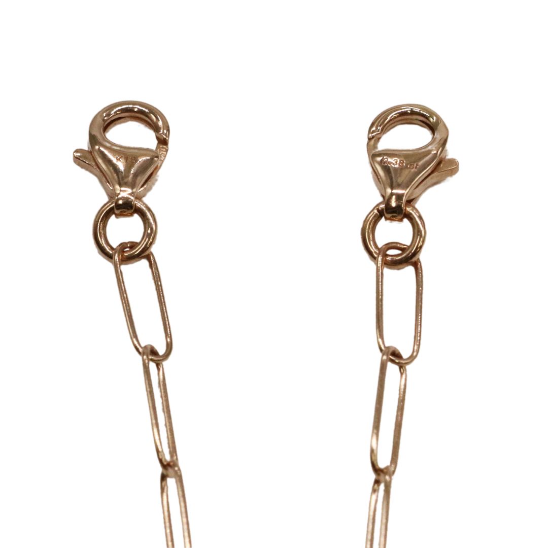 ORIGINAL JEWELRY<br>【オリジナルジュエリー】<br>K18PG/D0.38ct<br>パドロックダイヤモンド ペンダント<br>【NEW】