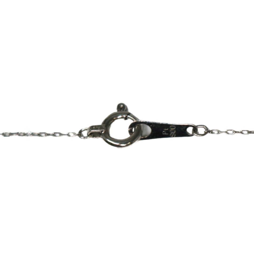 ORIGINAL JEWELRY<br>【オリジナルジュエリー】<br>PT900/D0.28ct<br>ダブルバー ダイヤモンド ネックレス<br>【NEW】