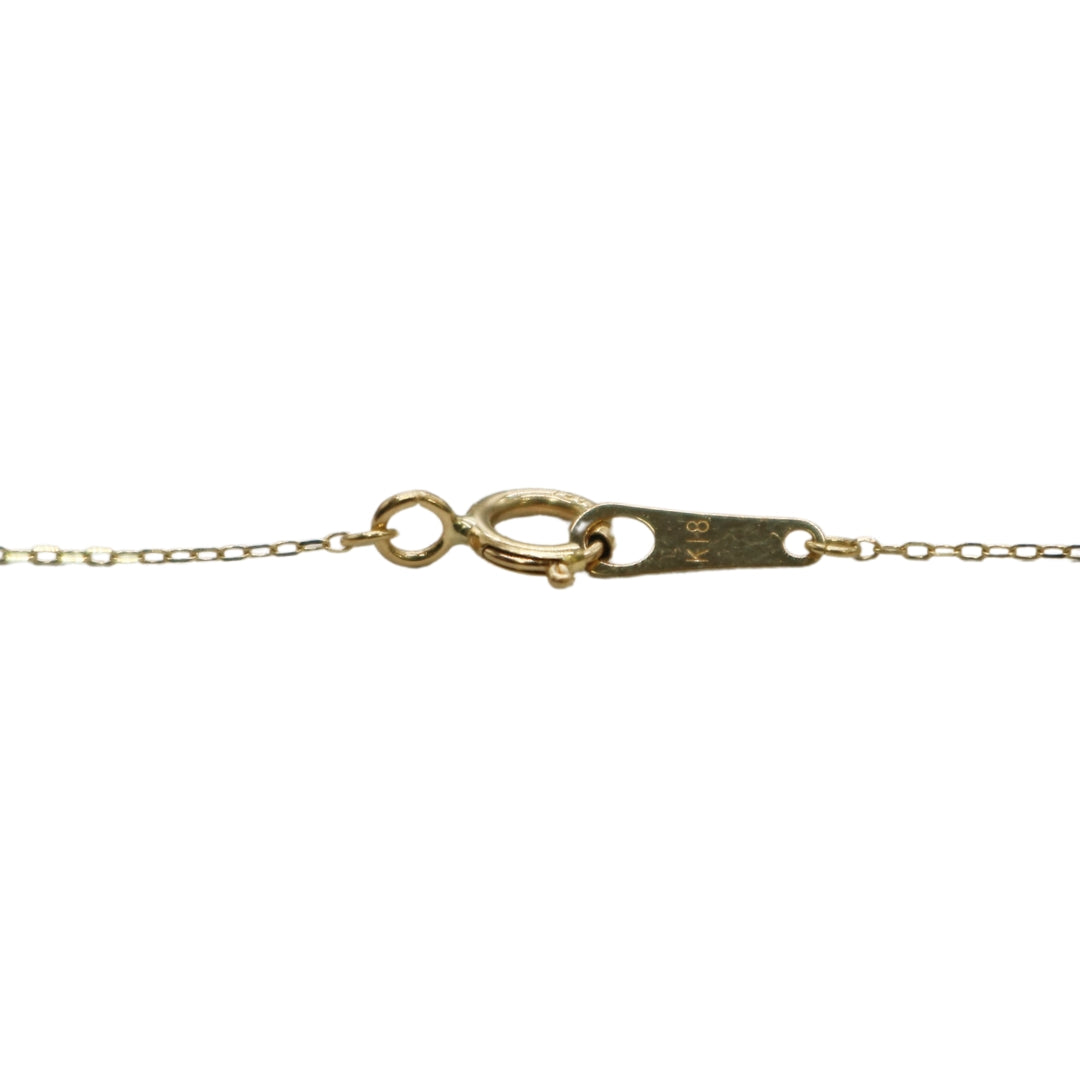 ORIGINAL JEWELRY<br>【オリジナルジュエリー】<br>K18YG/D0.28ct<br>ダブルバー ダイヤモンド ネックレス<br>【NEW】