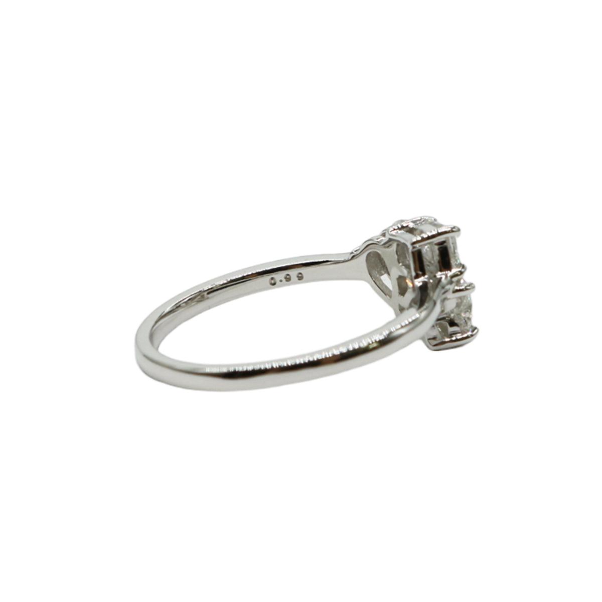 ORIGINAL JEWELRY<br>【オリジナルジュエリー】<br>K18WG/D0.99ct<br>ダイヤモンドリング<br>【NEW】