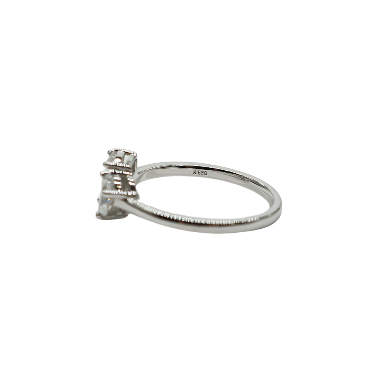 ORIGINAL JEWELRY<br>【オリジナルジュエリー】<br>K18WG/D0.99ct<br>ダイヤモンドリング<br>【NEW】