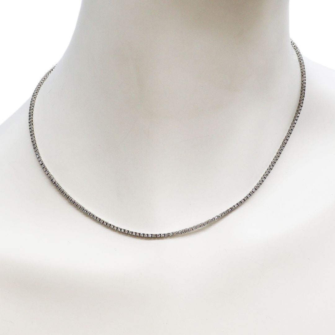 PT850/900 D3.00ct<br>ダイヤモンド テニスネックレス<br>【NEW】