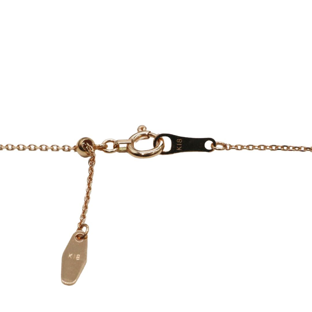 ORIGINAL JEWELRY<br>【オリジナルジュエリー】<br>K18PG/D1.06ct<br>V字ダイヤモンド ペンダント Lサイズ<br>【NEW】