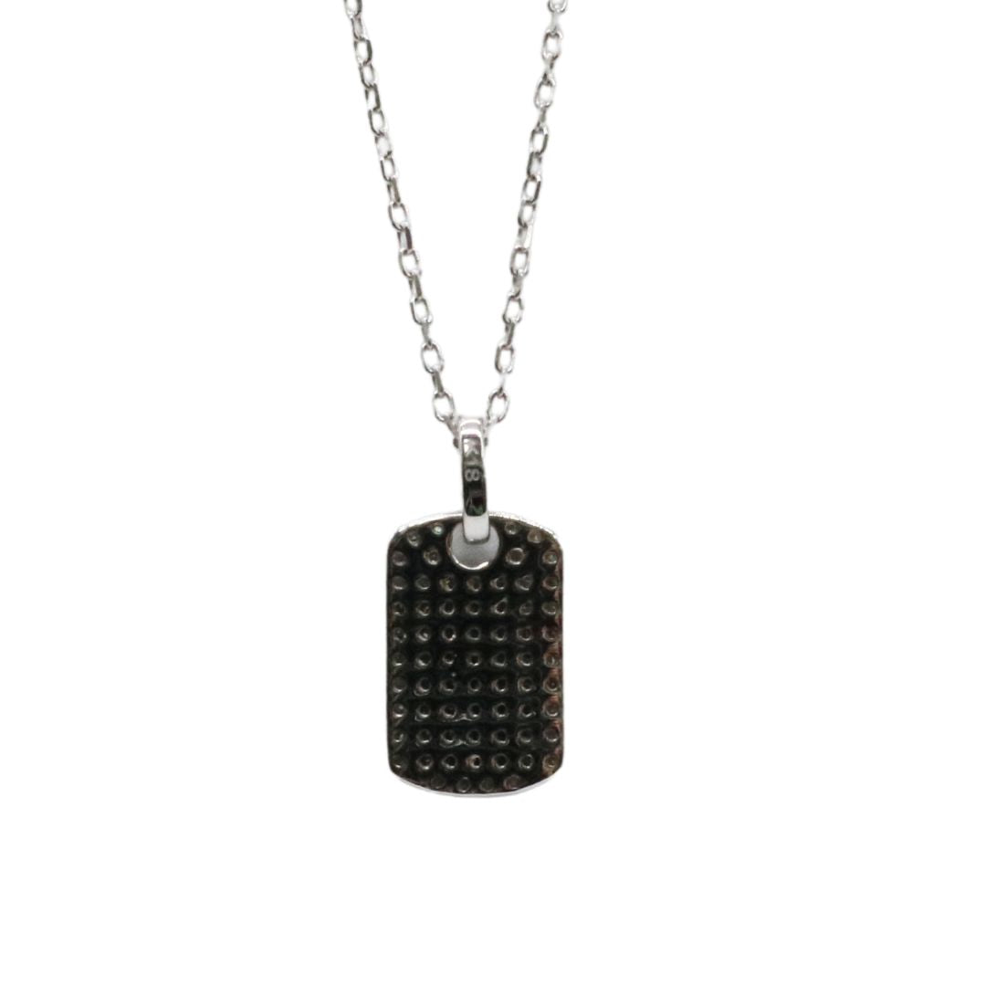 ORIGINAL JEWELRY<br>【オリジナルジュエリー】<br>K18WG/D0.32ct<br>プレートダイヤモンド ペンダント Mサイズ<br>【NEW】