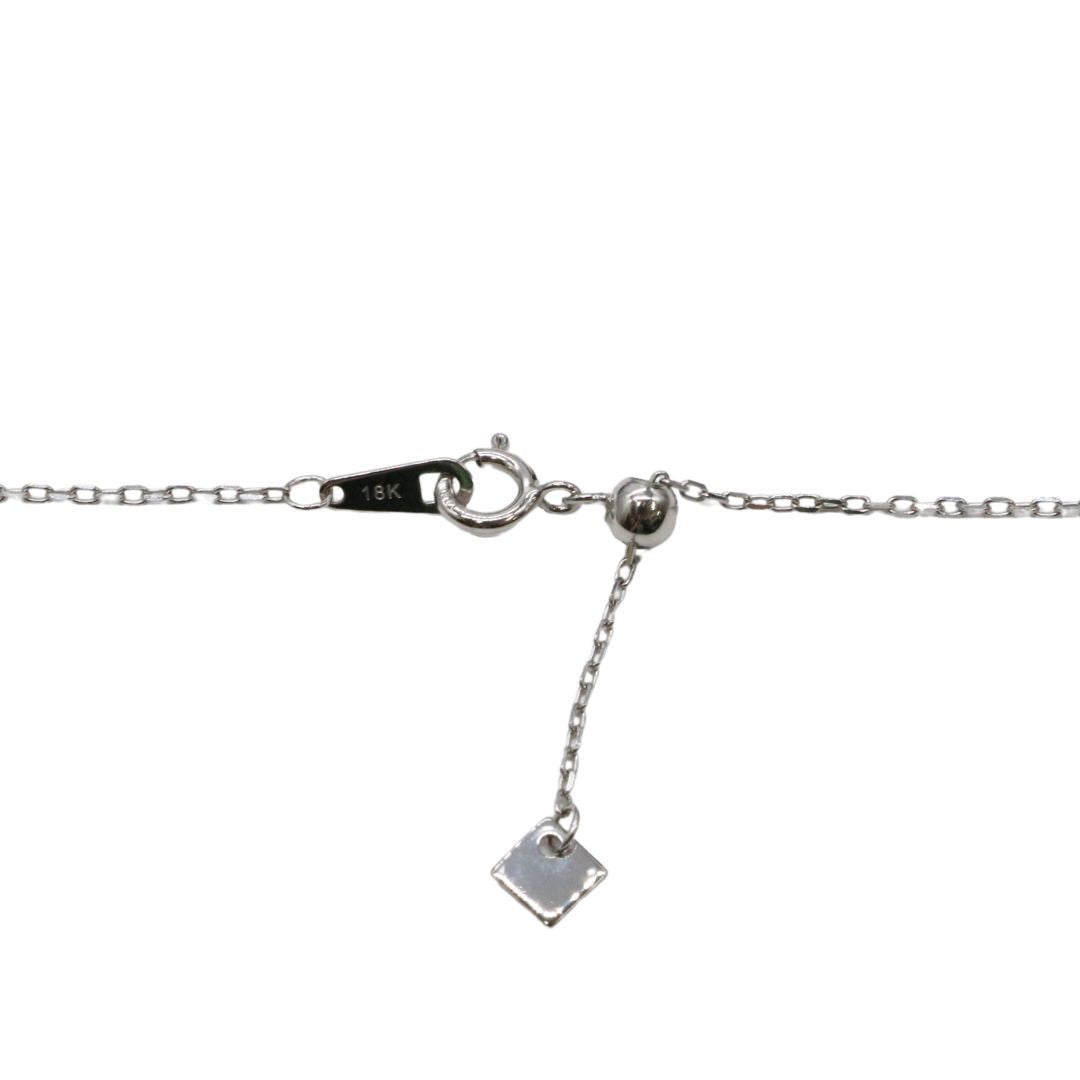ORIGINAL JEWELRY<br>【オリジナルジュエリー】<br>K18WG/D0.32ct<br>プレートダイヤモンド ペンダント Mサイズ<br>【NEW】