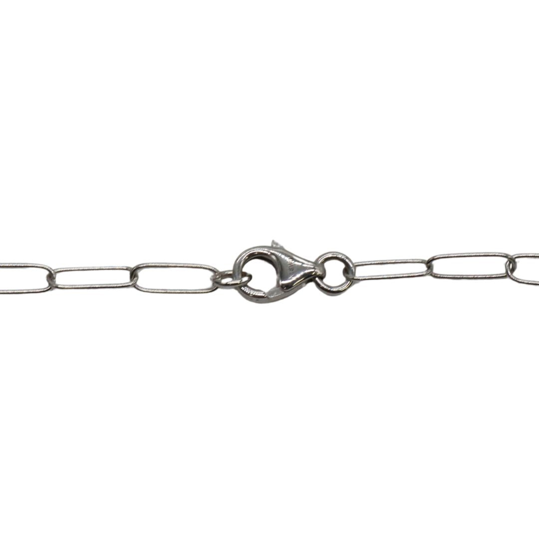 ORIGINAL JEWELRY<br>【オリジナルジュエリー】<br>K18WG/D0.36ct<br>パドロックダイヤモンド ペンダント<br>【NEW】