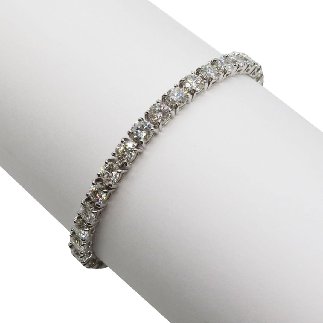 ORIGINAL JEWELRY<br>【オリジナルジュエリー】<br>K18WG D11.761ct<br>ダイヤモンド テニスブレスレット<br>【NEW】
