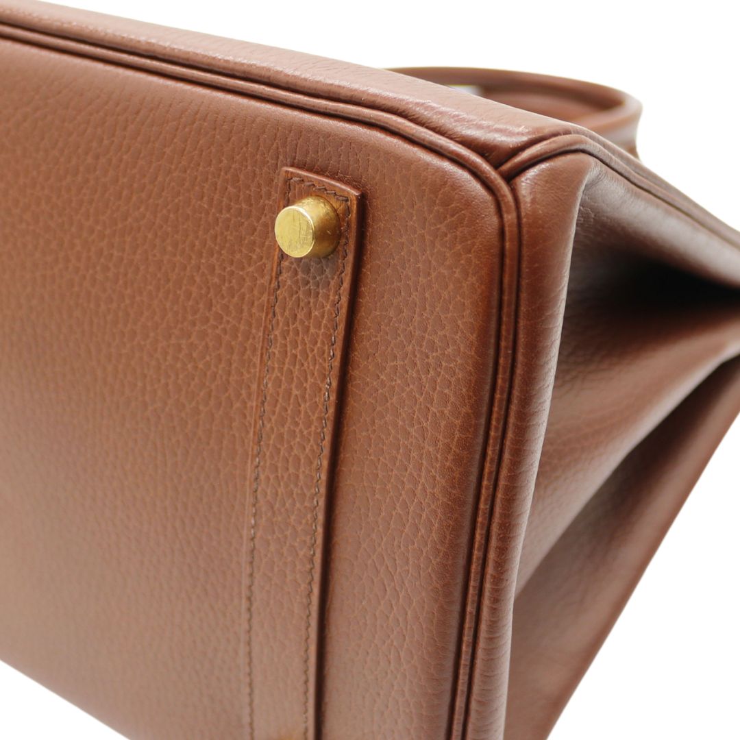 HERMES【エルメス】<br>バーキン 35<br>アルデンヌ<br>ブラウン/GD金具【USED】