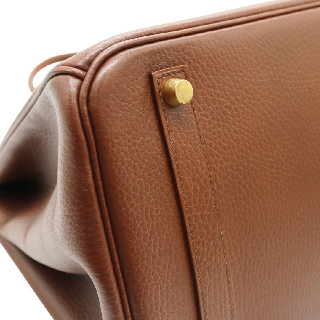 HERMES【エルメス】<br>バーキン 35<br>アルデンヌ<br>ブラウン/GD金具【USED】