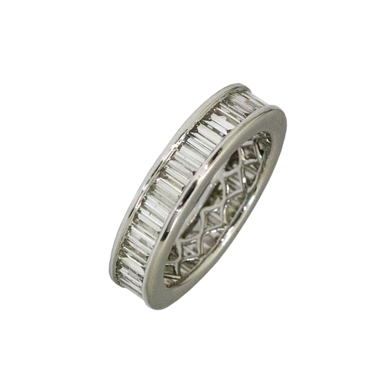 PT900/D2.60ct<BR>バゲットダイヤモンドリング<BR>【NEW】