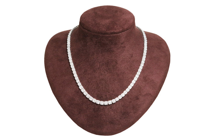 ORIGINAL JEWELRY<br>【オリジナルジュエリー】<br>K18WG/D16.51ct<BR>ダイヤモンド<BR>テニスネックレス<BR>【NEW】