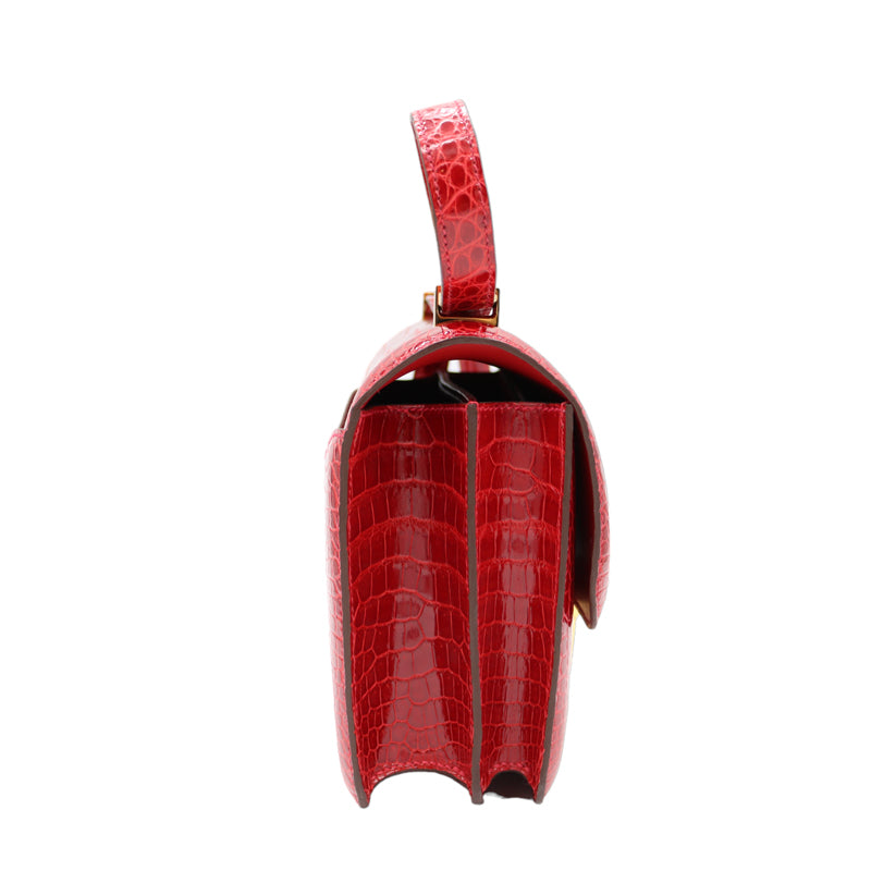 HERMES【エルメス】<br>コンスタンス 24<br>ポロサス<br>レッド/GD金具<br>【NEW】