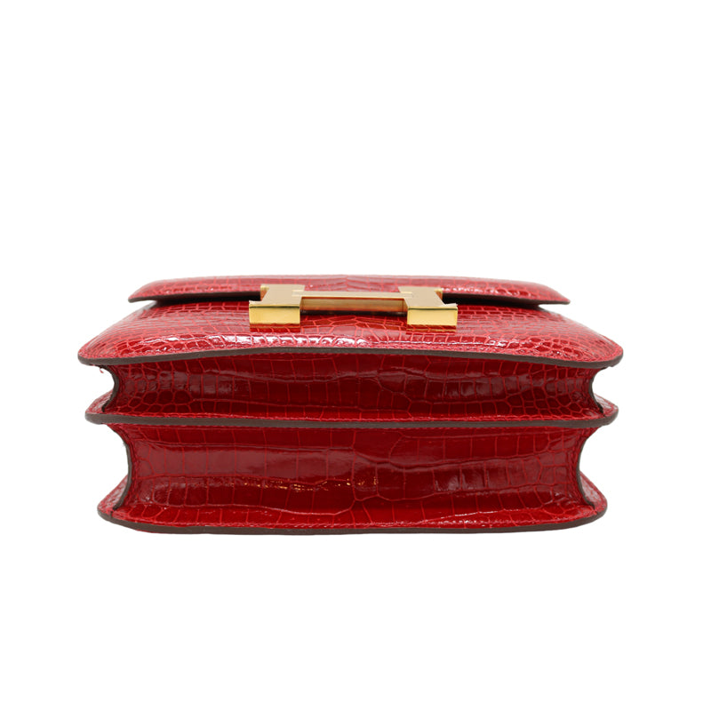 HERMES【エルメス】<br>コンスタンス 24<br>ポロサス<br>レッド/GD金具<br>【NEW】