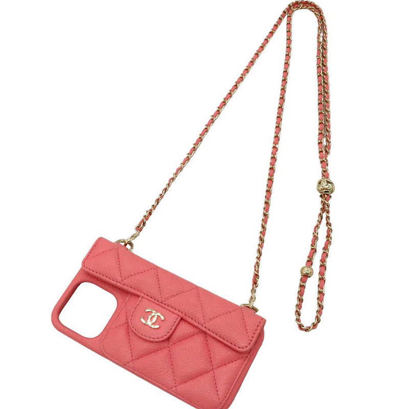 CHANEL シャネル　マトラッセ  iPhone 13Pro ケース　AP2689【中古】