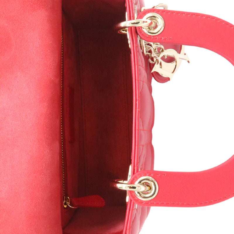 DIOR【ディオール】<br>レディディオール スモール<br>M05380CAL<br>ラムスキン<br>【USED】