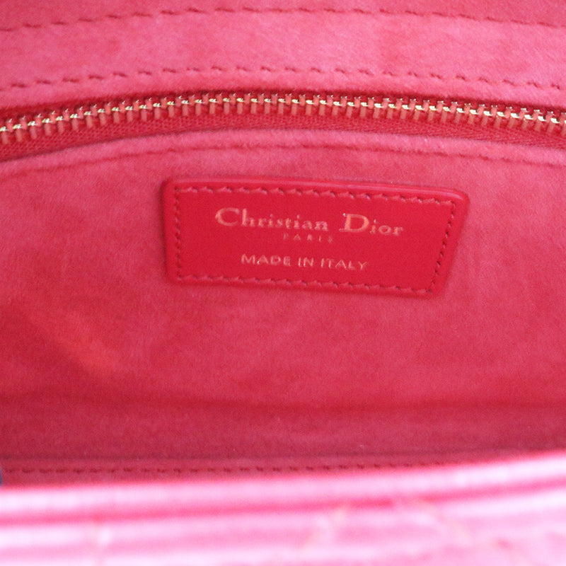 DIOR【ディオール】<br>レディディオール スモール<br>M05380CAL<br>ラムスキン<br>【USED】