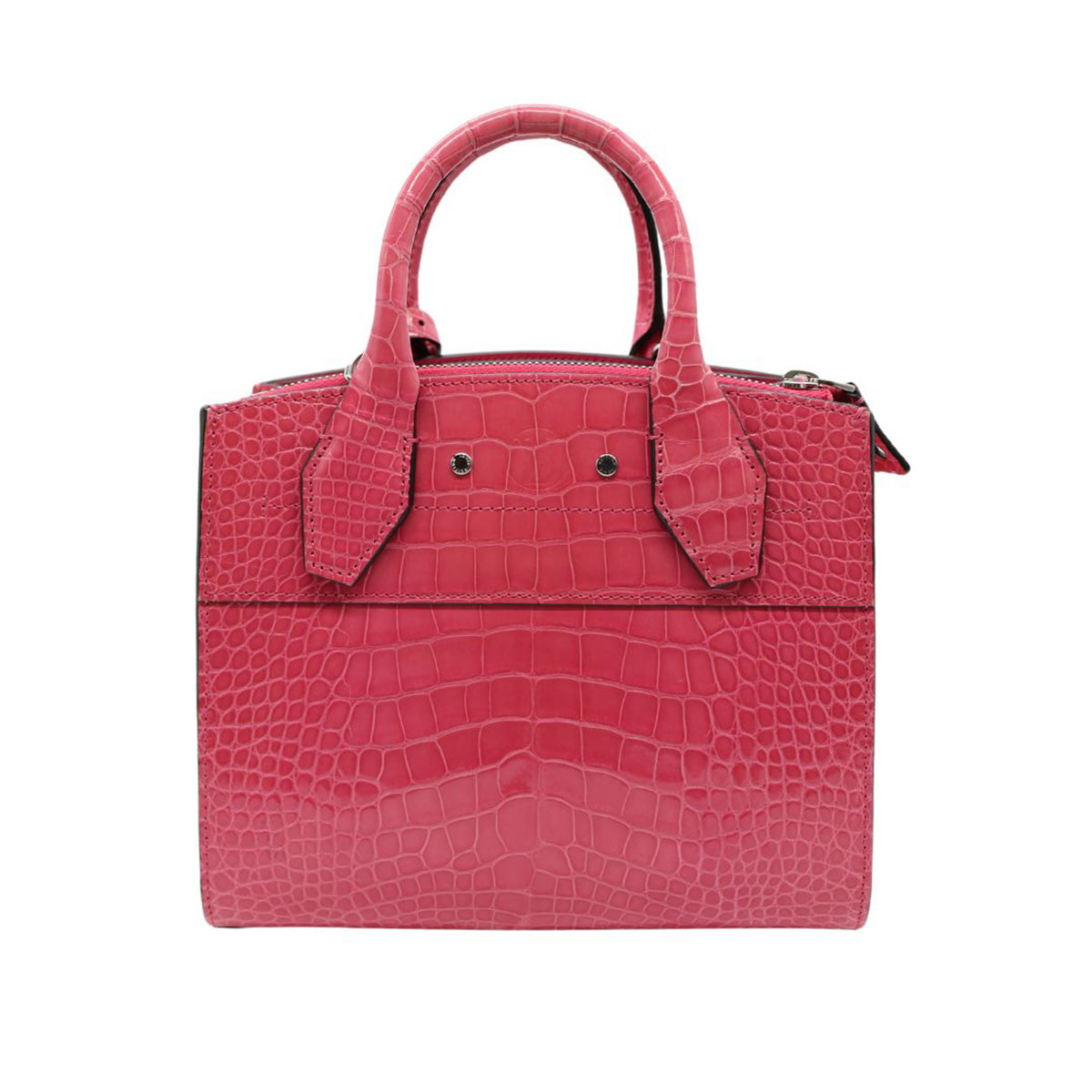 LOUIS VUITTON【ルイヴィトン】<br>エキゾチック レザー シティ スティーマー MINI<br>N96241<br>クロコダイル ブリリアント【USED】