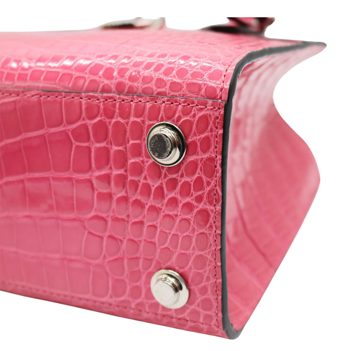 LOUIS VUITTON【ルイヴィトン】<br>エキゾチック レザー シティ スティーマー MINI<br>N96241<br>クロコダイル ブリリアント【USED】