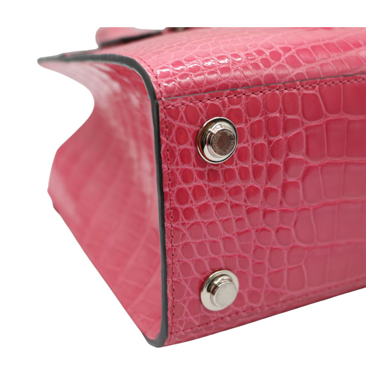 LOUIS VUITTON【ルイヴィトン】<br>エキゾチック レザー シティ スティーマー MINI<br>N96241<br>クロコダイル ブリリアント【USED】