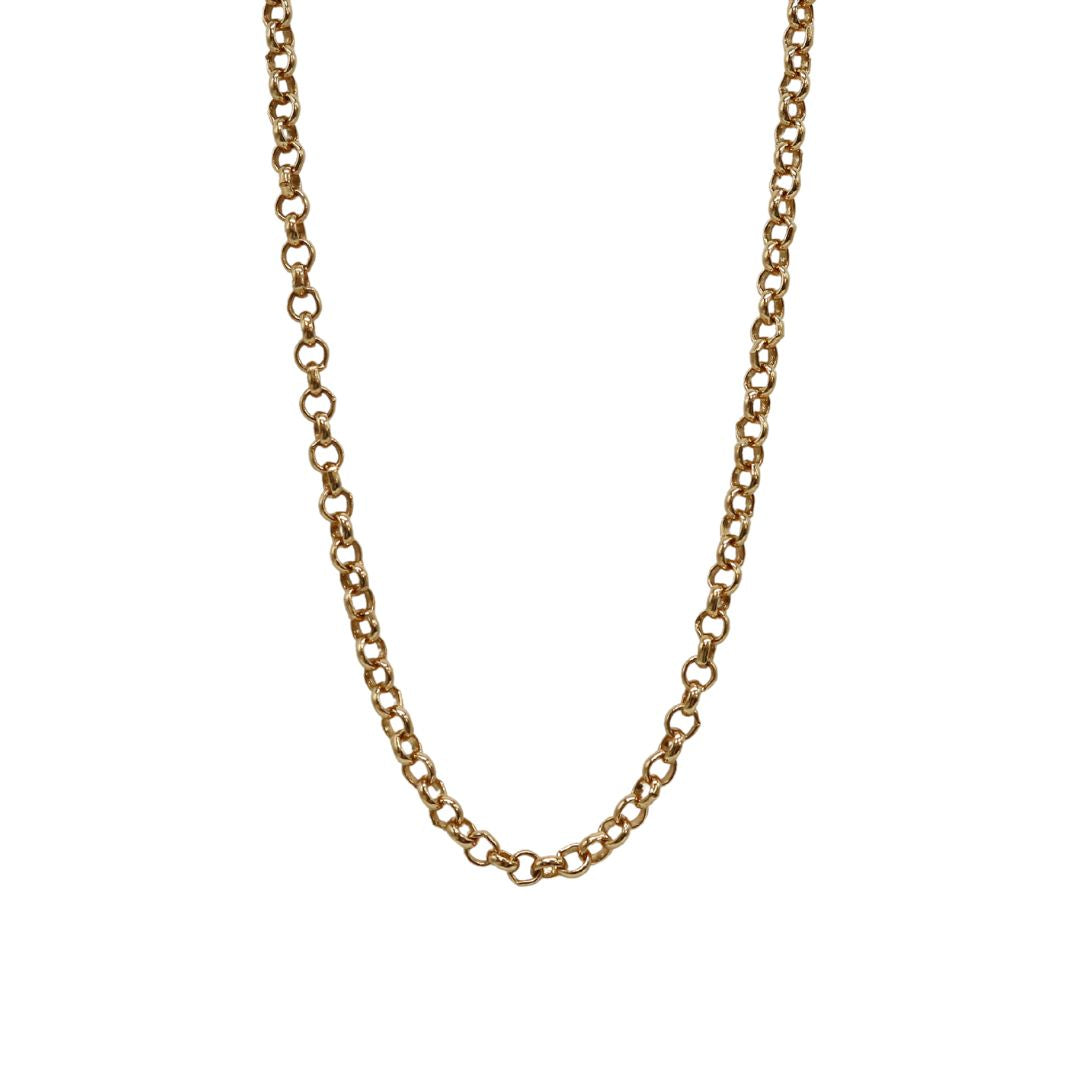 ロール チェーン ネックレス<br>22K PG<br>【NEW】