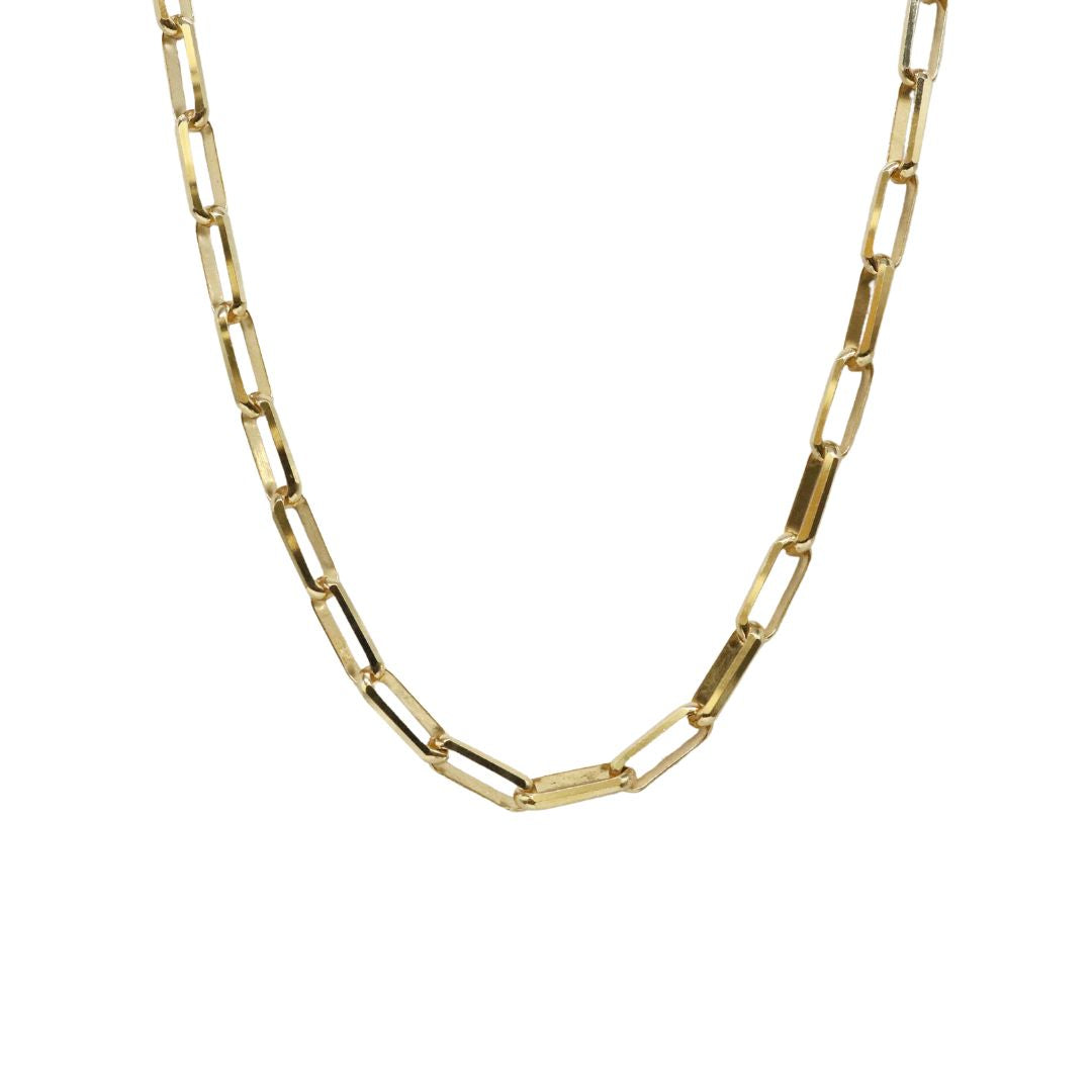 K18YG<br>ペーパークリップ ネックレス<br>【NEW】