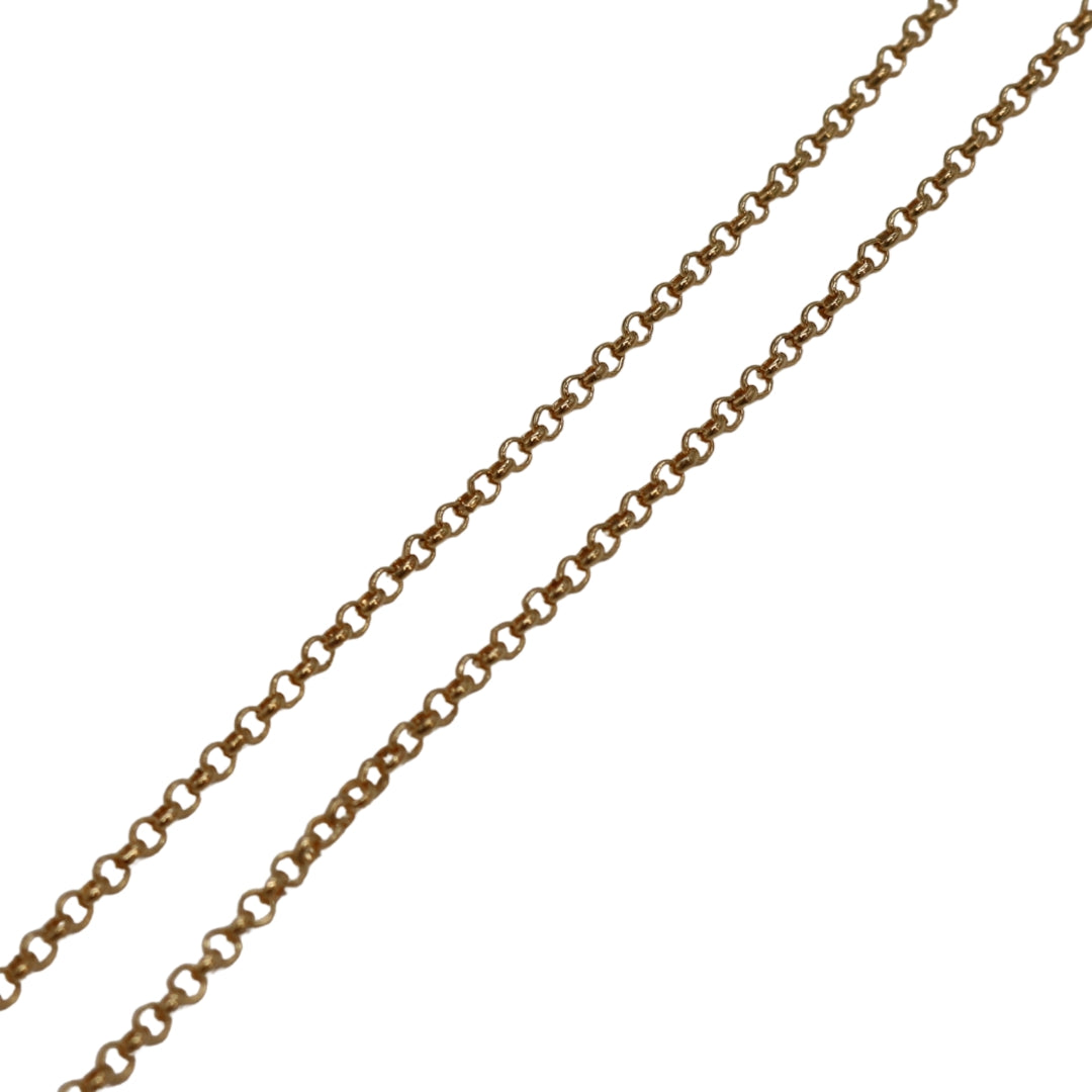 ロール チェーン ネックレス<br>22K PG<br>【NEW】