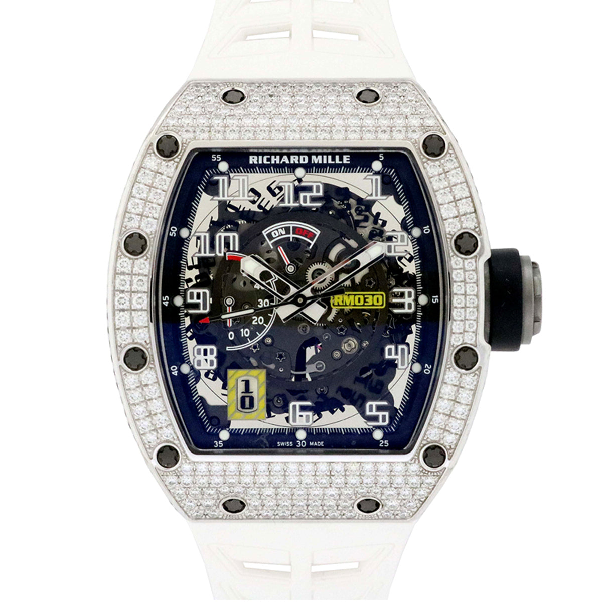 RICHARD MILLE リシャールミル<BR>オートマティック<BR>デクラッチャブル・ローター<BR>RM030 WG<BR>【USED】