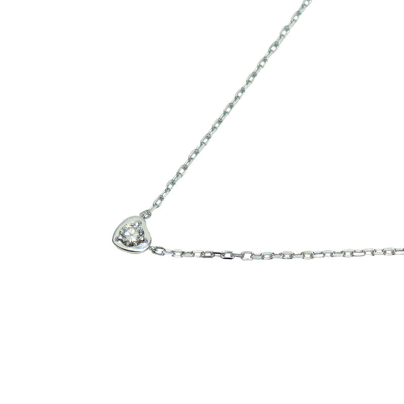 Cartier カルティエ K18WG/D0.13ct ディアマン・レジェドゥ・ハート