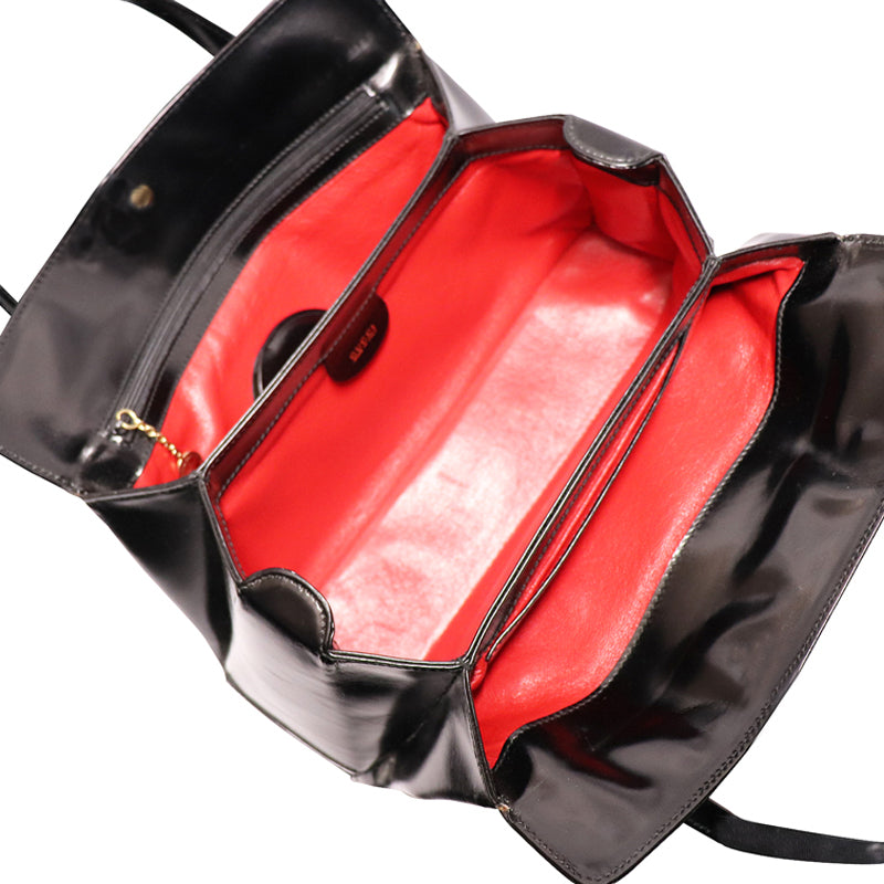GUCCI　グッチ　カーフレザー　ハンドバッグ【中古】