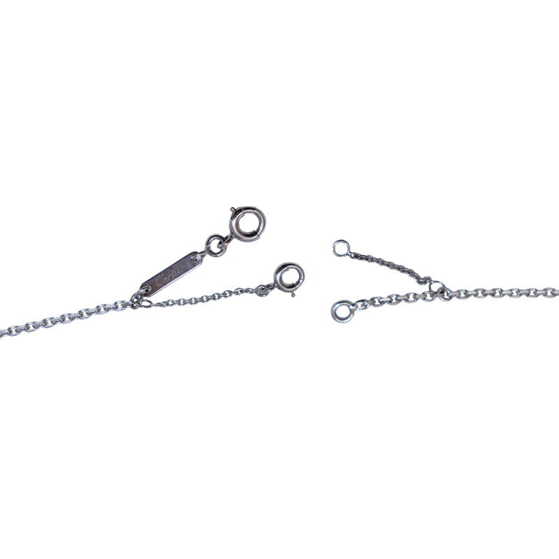Cartier　カルティエ　K18WG　Cハート　ペンダント【中古】