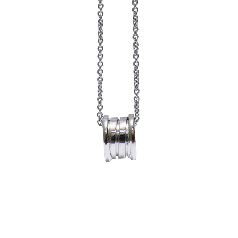 BVLGARI　ブルガリ　K18WG　ビー・ゼロワン　ペンダント【未使用品】