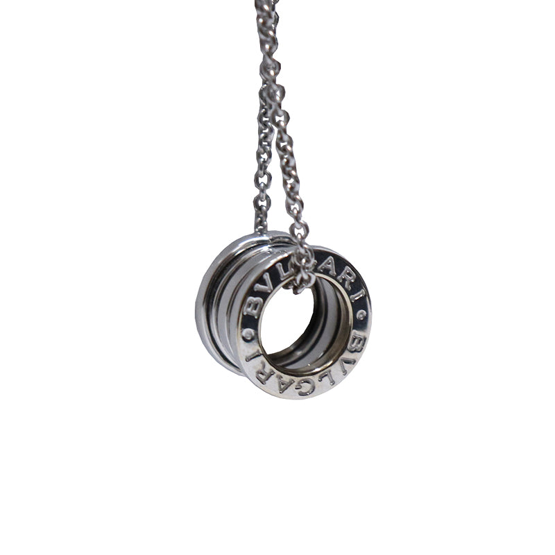 BVLGARI　ブルガリ　K18WG　ビー・ゼロワン　ペンダント【未使用品】