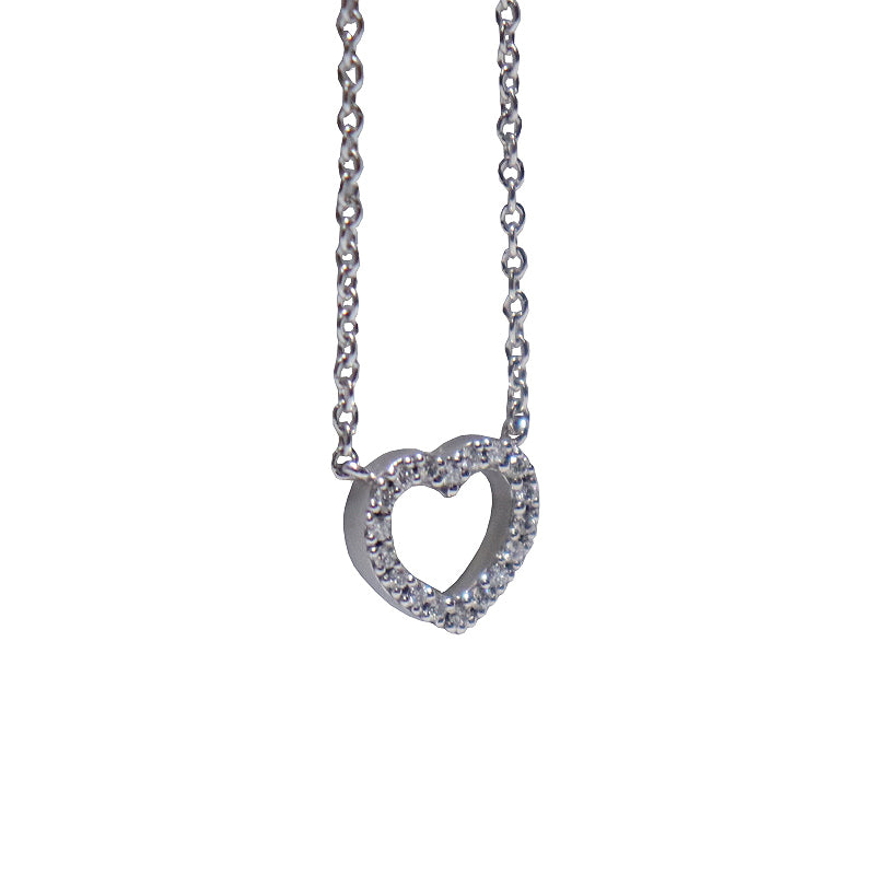 TIFFANY＆Co. ティファニー　K18WG　メトロハート　ペンダント【未使用品】